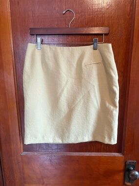 Classic Cream Women's Straight Skirt